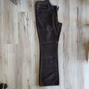 Dark Brown Straight-Leg Jeans